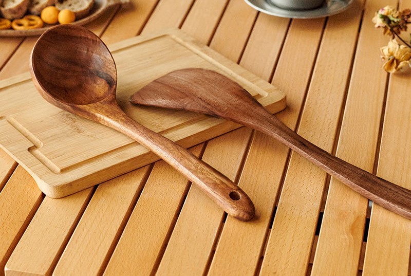 Solid wood rice spoon soup spoon pot spatula 14 01