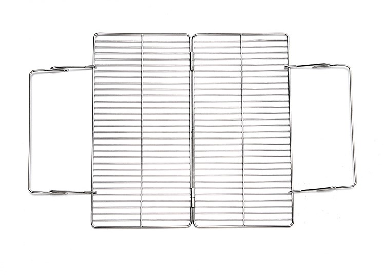 Stainless steel folding barbecue grill 7