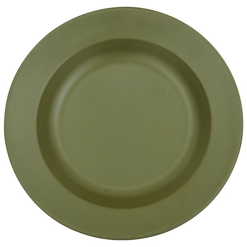 Stainless steel light portable dinner plate 11