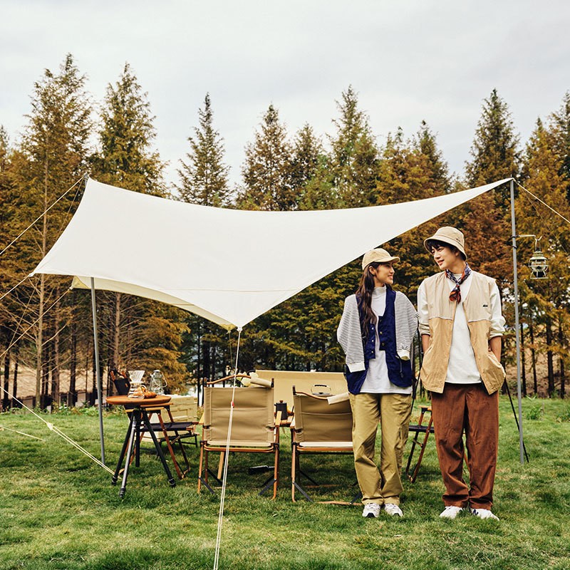 Five-corner sunshade, rain and sun protection 39 01