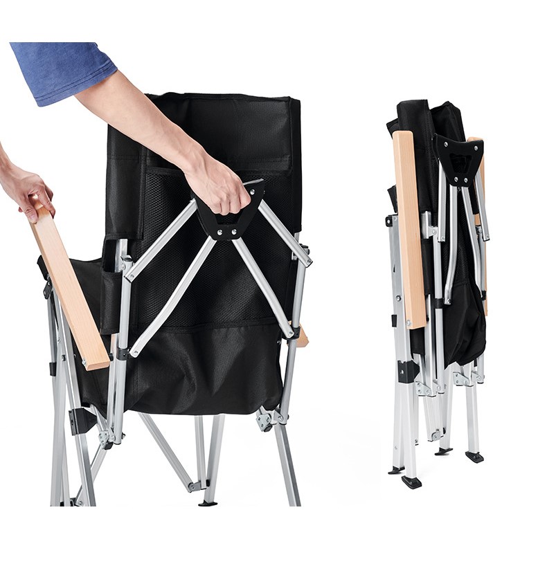 Portable backrest office lunch break stool 25