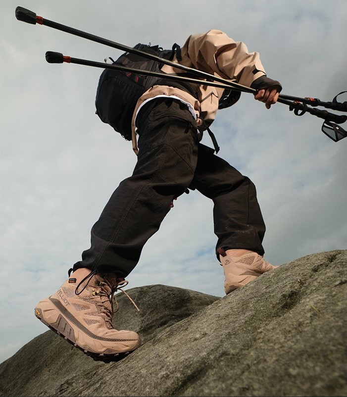 Folding ultralight professional hiking pole 44