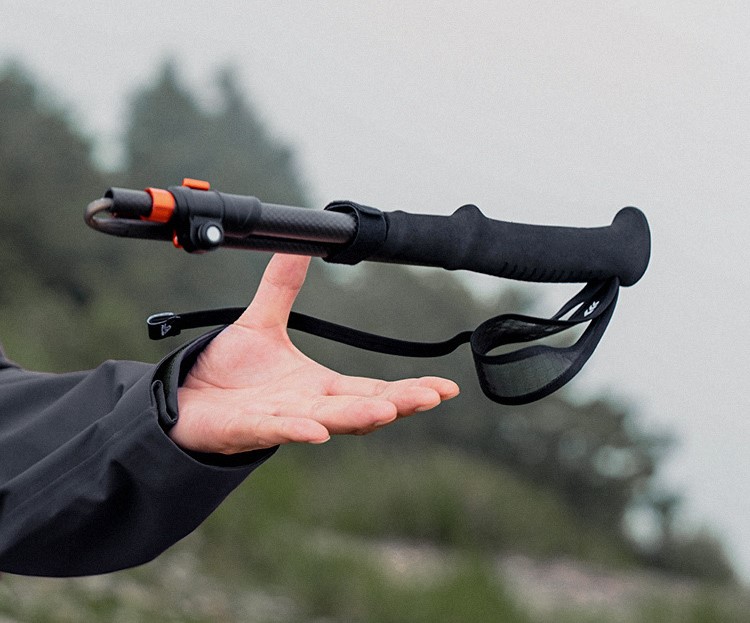 Folding ultralight professional hiking pole 44