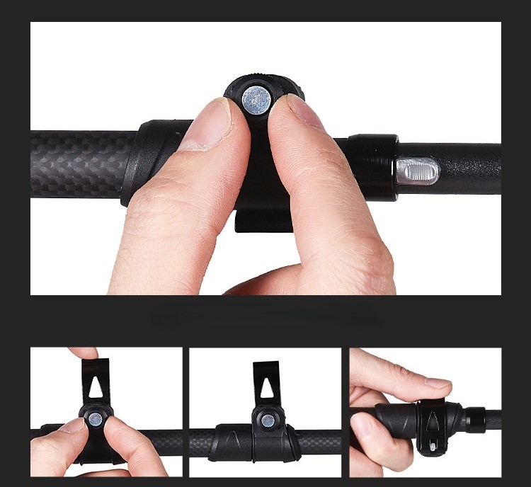 Folding ultralight professional hiking pole 44