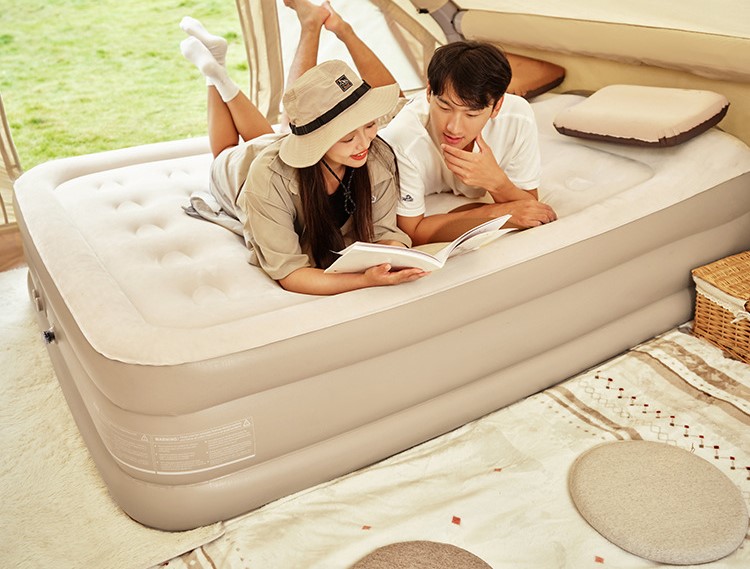 Portable double automatic inflatable cushion 58
