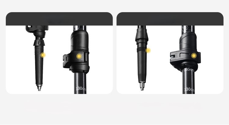 Portable non-slip hiking folding walking stick 46